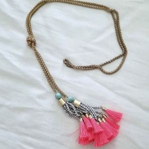 Long Tassel Necklace